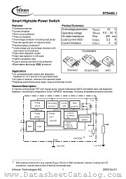 BTS409-L1 datasheet pdf Infineon
