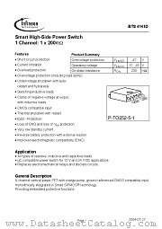 BTS4141D datasheet pdf Infineon