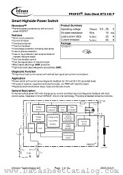 BTS443-P datasheet pdf Infineon