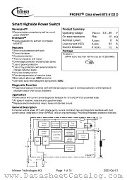 BTS6133D datasheet pdf Infineon