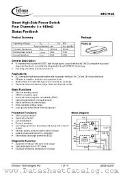 BTS716G datasheet pdf Infineon