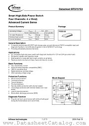 BTS737S3 datasheet pdf Infineon