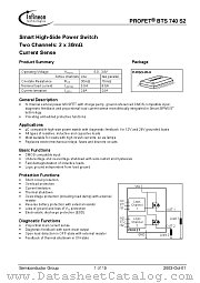 BTS740-S2 datasheet pdf Infineon