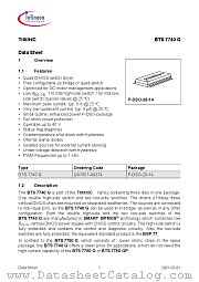 BTS7740G datasheet pdf Infineon