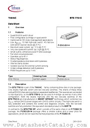 BTS7750G datasheet pdf Infineon