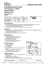 BTS723-GW datasheet pdf Infineon