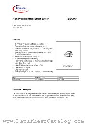 TLE4906-H datasheet pdf Infineon
