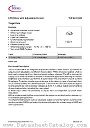 TLE4241GM datasheet pdf Infineon