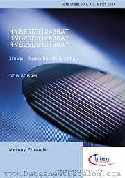 HYB25D512400AT-7 datasheet pdf Infineon