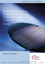 HYB39S512160AT-7.5 datasheet pdf Infineon