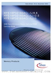 HYE18P32160AC-15 datasheet pdf Infineon