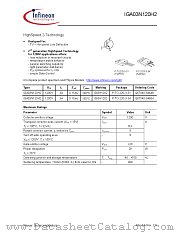 IGA03N120H2 datasheet pdf Infineon