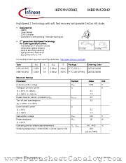 IKB01N120H2E3045A datasheet pdf Infineon