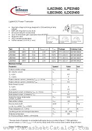ILP03N60 datasheet pdf Infineon