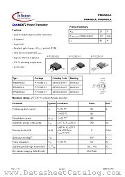 IPB04N03LA datasheet pdf Infineon