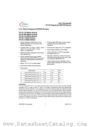 HYS72V16301GR-7-C2 datasheet pdf Infineon