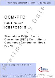 ICE1PCS01G datasheet pdf Infineon