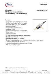 SBH52444X-FSAN datasheet pdf Infineon