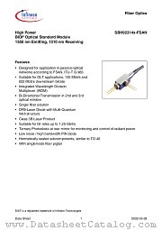 SBH92314X-FSAN datasheet pdf Infineon