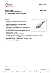 SBM52214X datasheet pdf Infineon