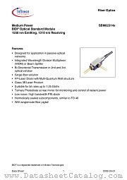 SBM82314X datasheet pdf Infineon