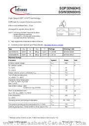 SGP30N60HS datasheet pdf Infineon