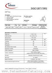 SIGC128T170R3 datasheet pdf Infineon