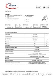 SIGC12T120 datasheet pdf Infineon