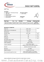 SIGC158T120R3L datasheet pdf Infineon