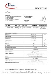 SIGC20T120 datasheet pdf Infineon