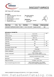SIGC223T120R2CS datasheet pdf Infineon