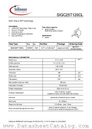 SIGC25T120CL datasheet pdf Infineon