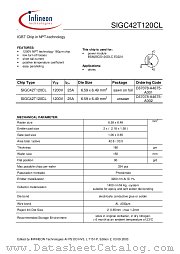 SIGC42T120CL datasheet pdf Infineon