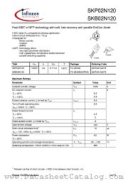 SKP02N120 datasheet pdf Infineon