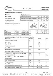 SPU30P06P datasheet pdf Infineon