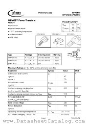 SPP47N10 datasheet pdf Infineon