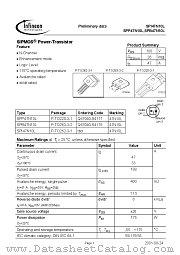 SPP47N10L datasheet pdf Infineon