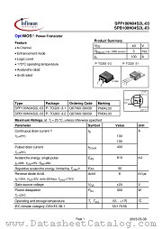 SPP100N04S2L-03 datasheet pdf Infineon