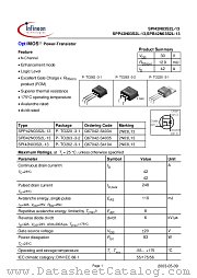 SPP42N03S2L-13 datasheet pdf Infineon