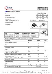 SPP80N06S2L-09 datasheet pdf Infineon