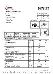SPP80N06S2L-11 datasheet pdf Infineon