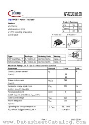 SPP80N06S2L-H5 datasheet pdf Infineon