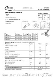 SPB35N10 datasheet pdf Infineon