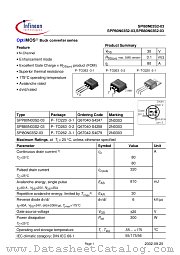 SPI80N03S2-03 datasheet pdf Infineon