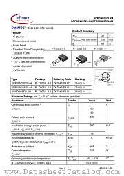 SPI80N03S2L-04 datasheet pdf Infineon
