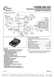 V23806-A84-C42XX datasheet pdf Infineon