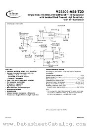 V23806-A84-T20 datasheet pdf Infineon