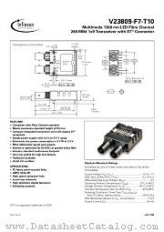 V23809-F7-T10 datasheet pdf Infineon