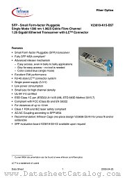GBE1300NMSFPTRX1,25G datasheet pdf Infineon