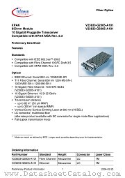 V23833-G2005-A101 datasheet pdf Infineon